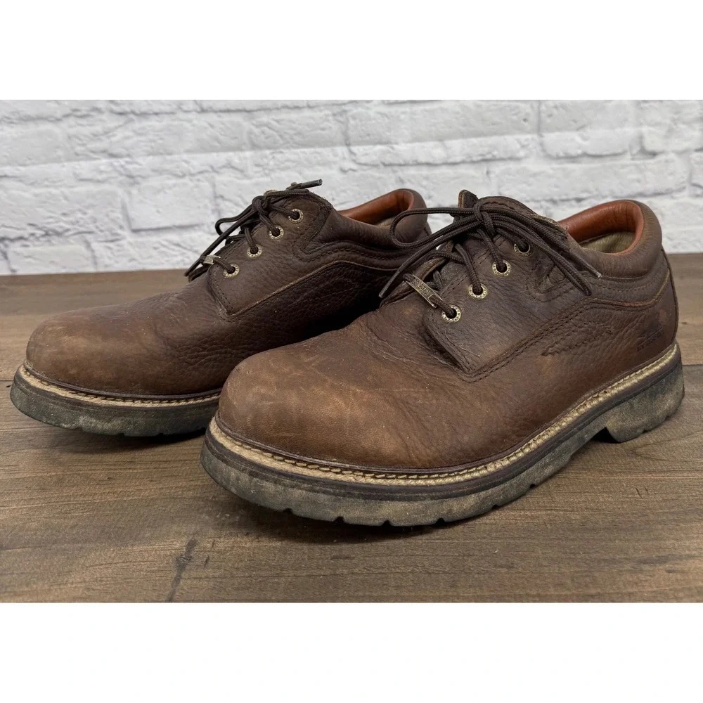 Irish Setter Gore-Tex Leather Work Shoes Brown Waterproof Oxford Men's Size 10